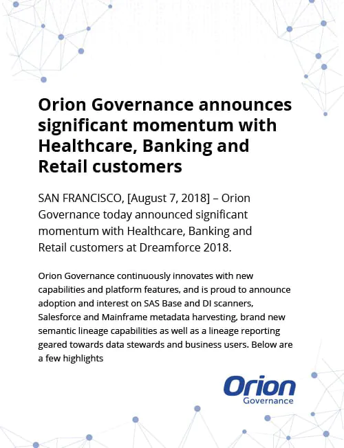 significant momentum with healthcare, banking