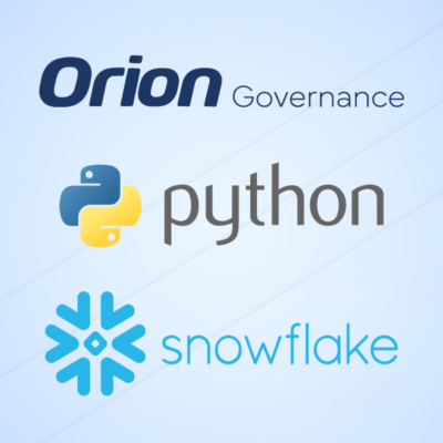 Orion Governance Announces the Extension of Python Support to Snowflake ...