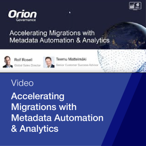 Accelerating Migrations with Metadata Automation and Analytics