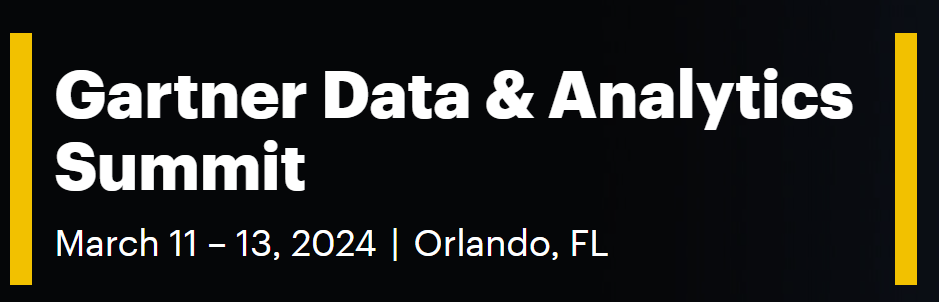 Gartner DA Summit Orlando 2024 Logo